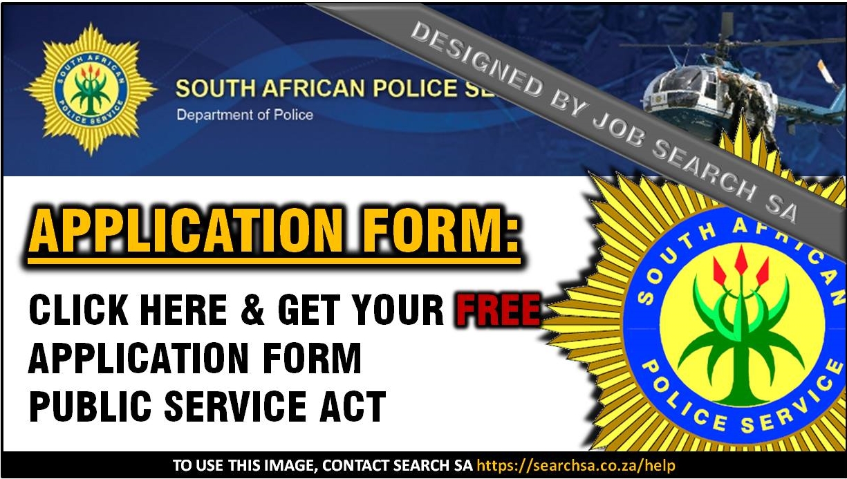 SA POLICE APPLICATION FORM PUBLIC SERVICE ACT